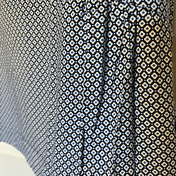 Blue Tommy Hilfiger Blouse V-Neck, short sleeves, fancy detailing - Picture 4 of 5